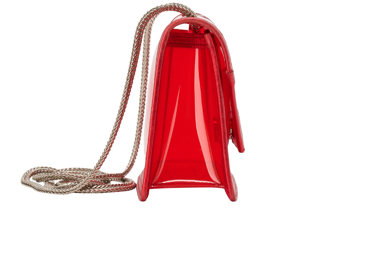 Betty, &pound;295, Handbags, Red, PVC, Side view